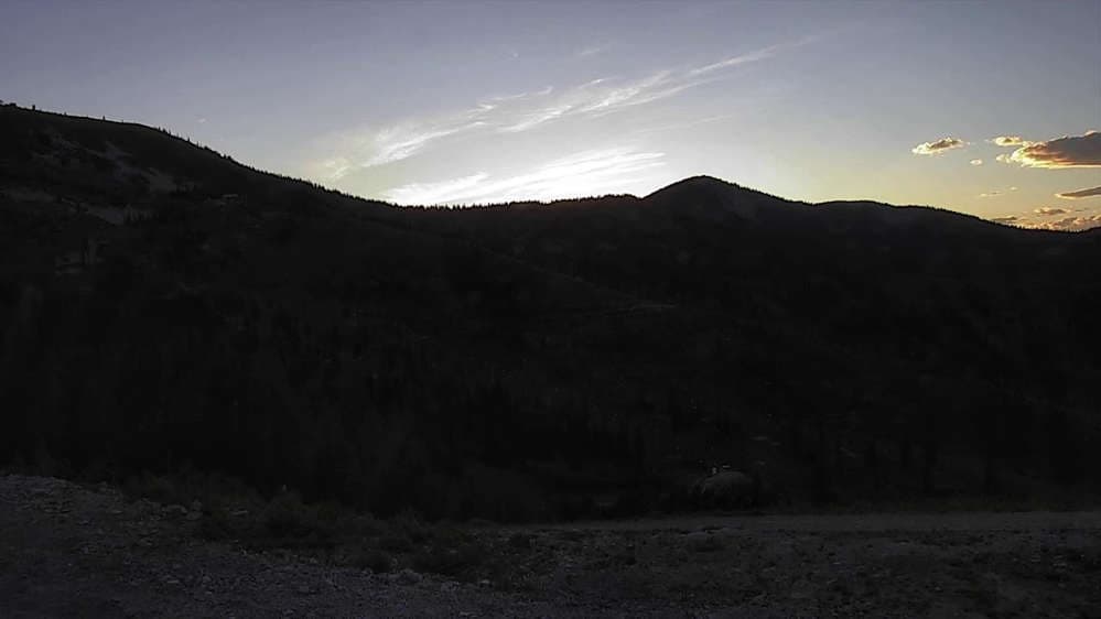 View looking north from the Rowdy Grouse