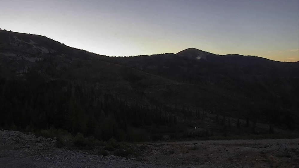 View looking north from the Rowdy Grouse