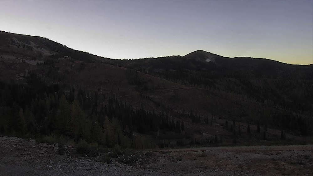 View looking north from the Rowdy Grouse