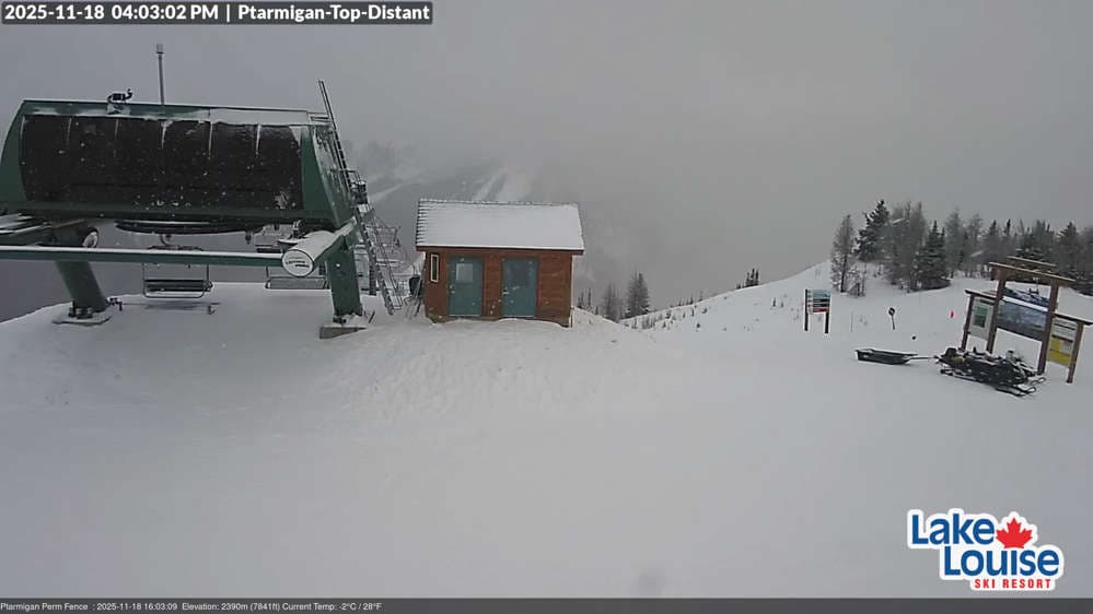 Lake Louise Mountain Fairmont Chateau Cam