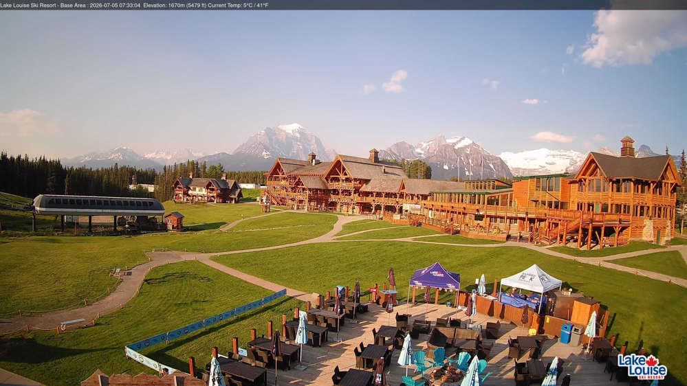Lake Louise Mountain Kokanee Cabin Cam