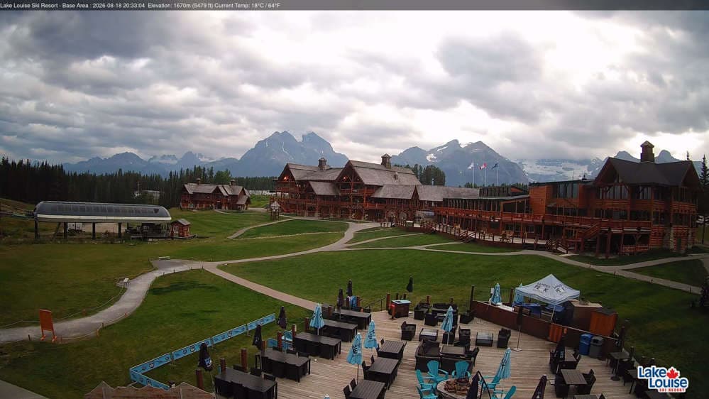 Lake Louise Mountain Kokanee Cabin Cam