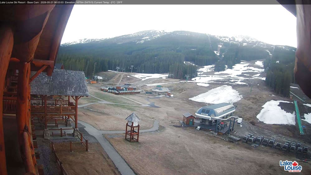 Lake Louise Mountain Base Area Cam
