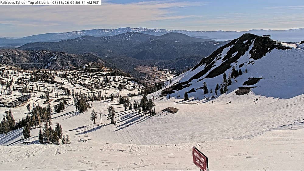 Palisades Tahoe - Siberia Cam