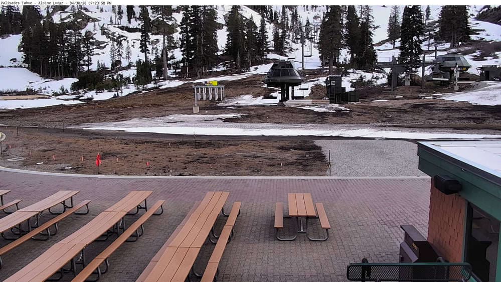Palisades Tahoe - Alpine Peak Cam