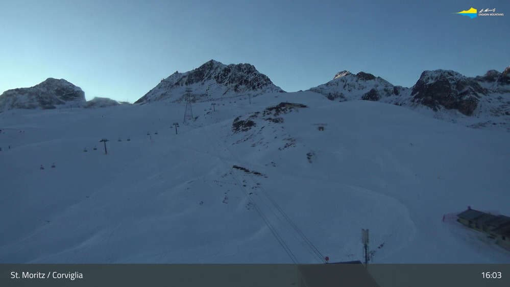 Engadin St. Moritz - Ausblick Richtung Piz Nair