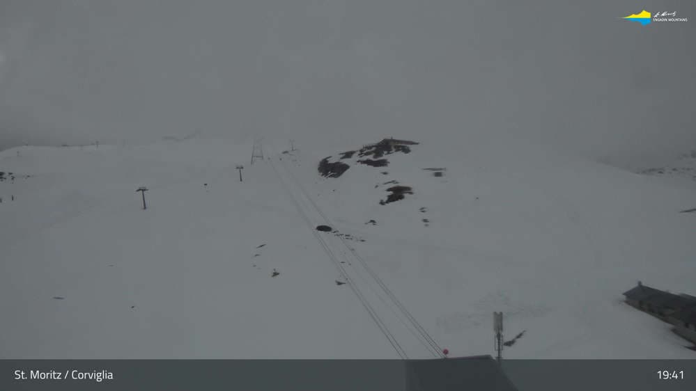 Engadin St. Moritz - Ausblick Richtung Piz Nair