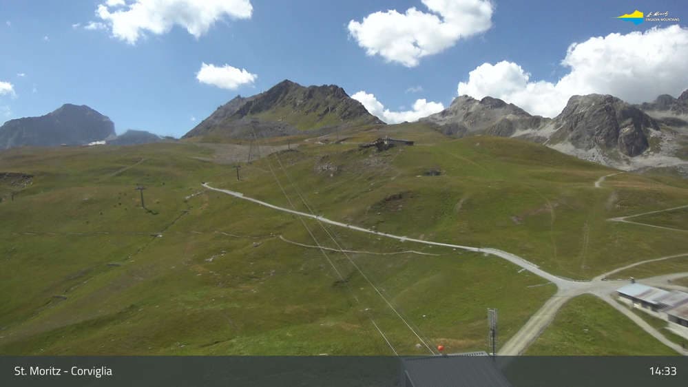Engadin St. Moritz - Ausblick Richtung Piz Nair