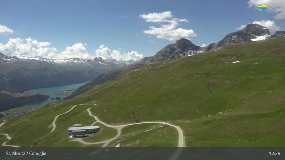 Engadin St. Moritz - Ausblick Richtung Suvretta