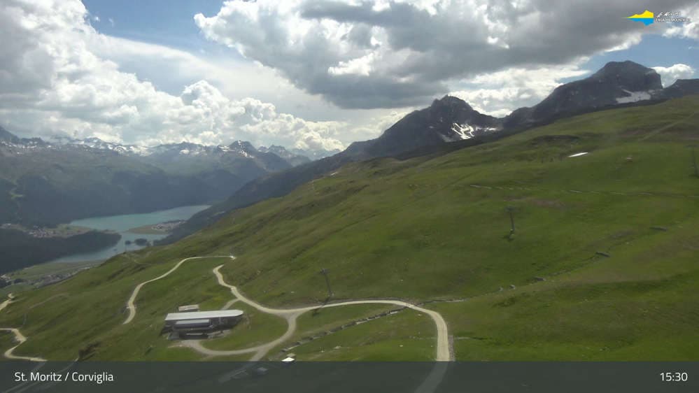 Engadin St. Moritz - Ausblick Richtung Suvretta