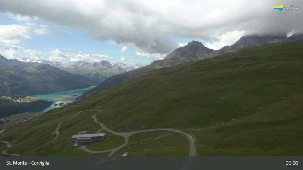 Engadin St. Moritz - Ausblick Richtung Suvretta