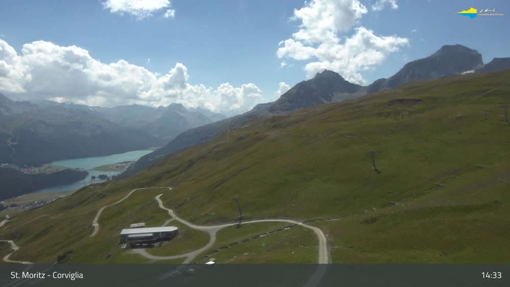 Engadin St. Moritz - Ausblick Richtung Suvretta