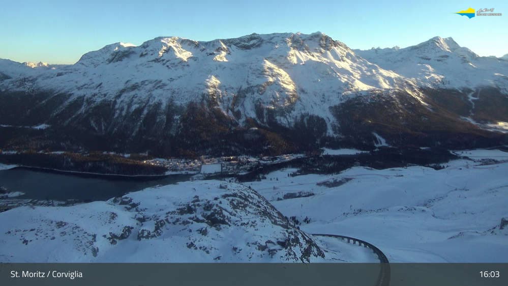 Engadin St. Moritz - Ausblick Richtung St. Moritzersee