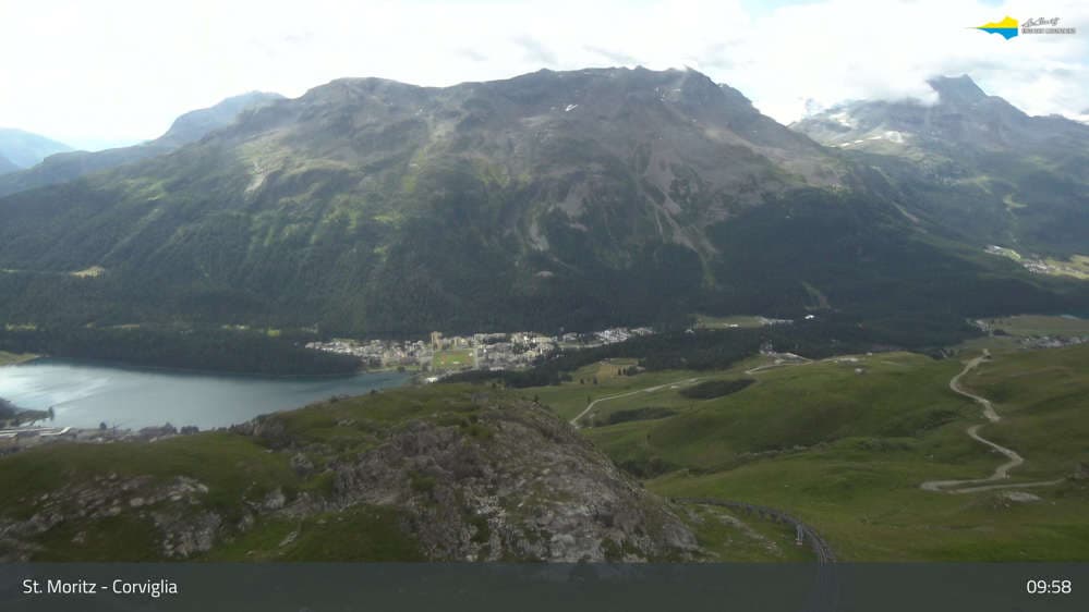 Engadin St. Moritz - Ausblick Richtung St. Moritzersee