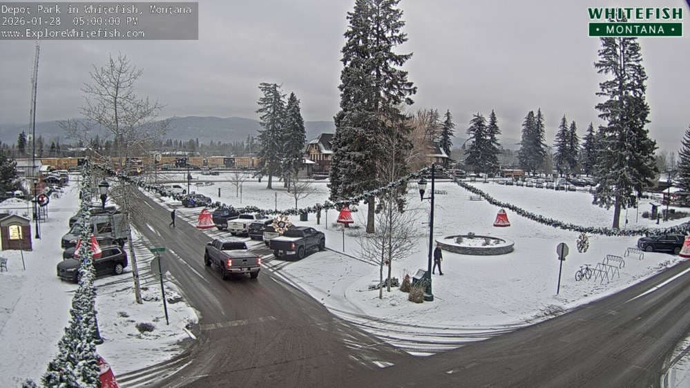 Whitefish - Whitefish Depot Park Webcam