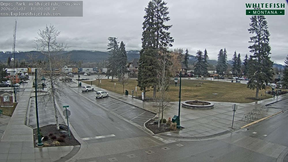 Whitefish - Whitefish Depot Park Webcam