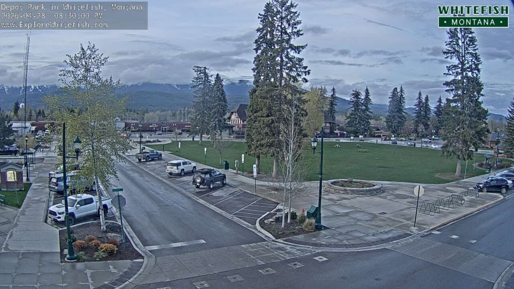 Whitefish - Whitefish Depot Park Webcam