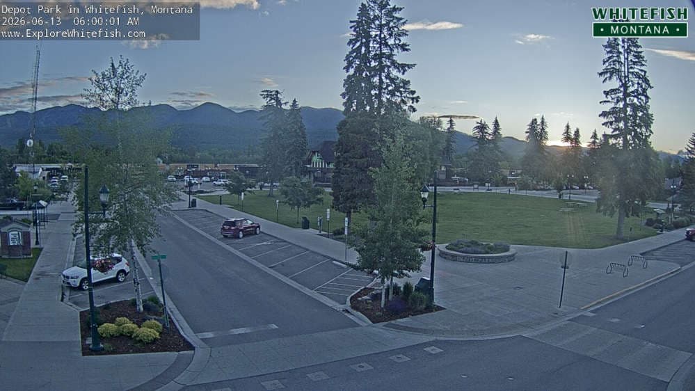 Whitefish - Whitefish Depot Park Webcam