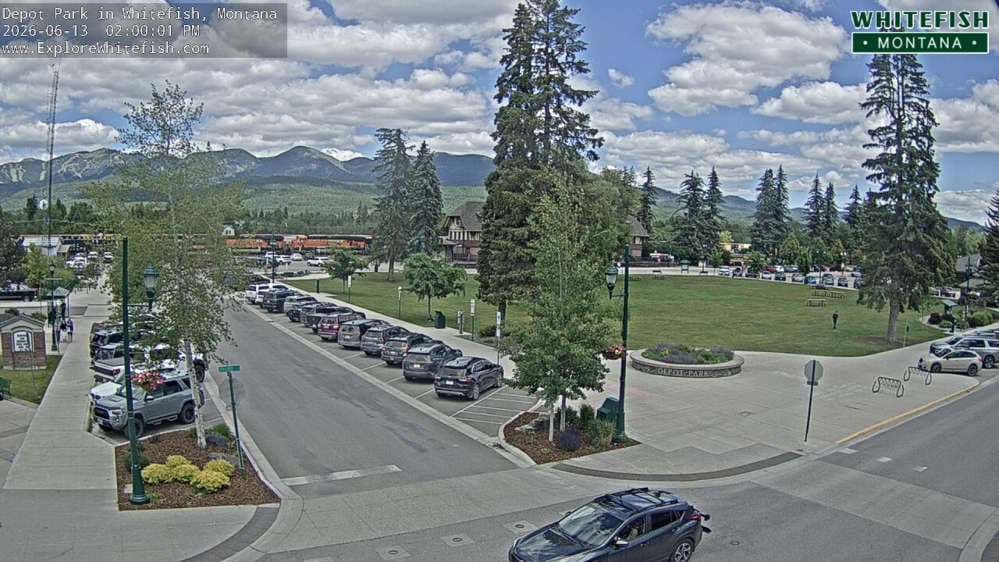 Whitefish - Whitefish Depot Park Webcam