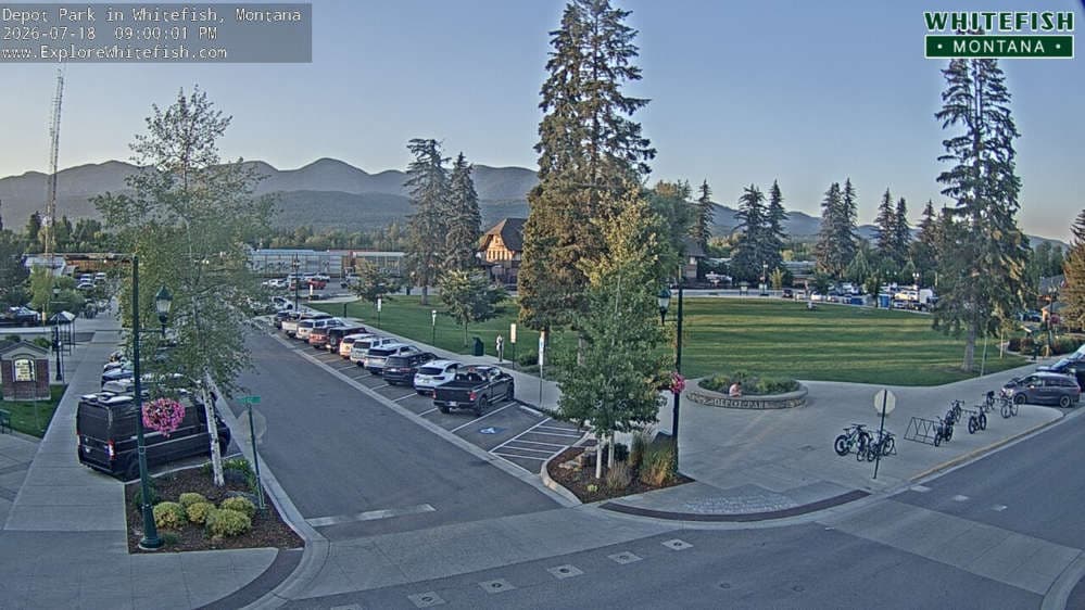 Whitefish - Whitefish Depot Park Webcam