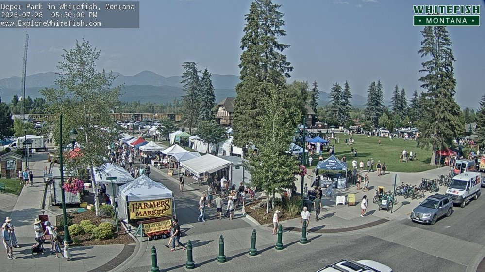 Whitefish - Whitefish Depot Park Webcam