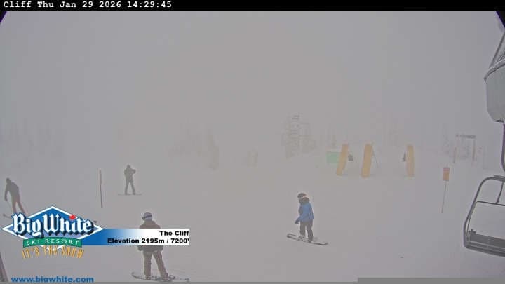 Big White Ski Resort cliff webcam