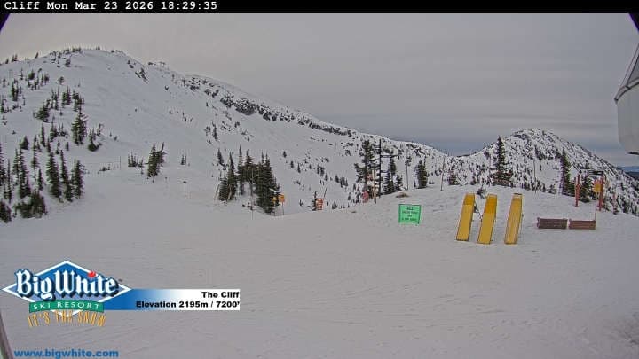 Big White Ski Resort cliff webcam