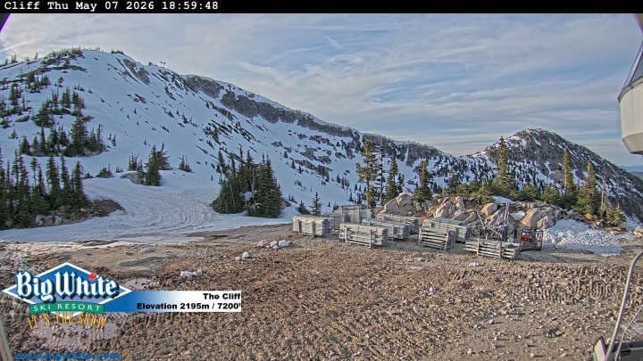 Big White Ski Resort cliff webcam