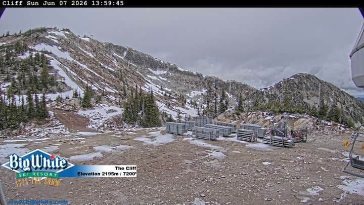 Big White Ski Resort cliff webcam