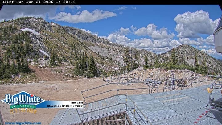 Big White Ski Resort cliff webcam