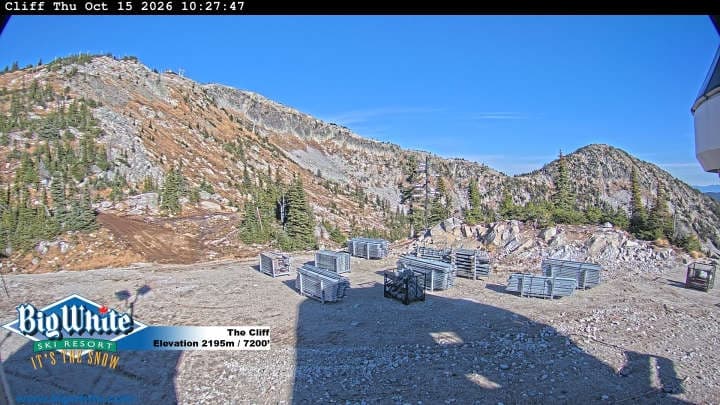 Big White Ski Resort cliff webcam