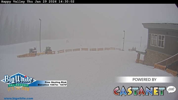 Big White Ski Resort Happy Valley Cam