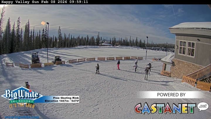 Big White Ski Resort Happy Valley Cam