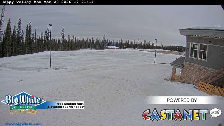 Big White Ski Resort Happy Valley Cam