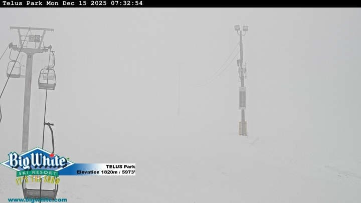 Big White Ski Resort TELUS Park Cam