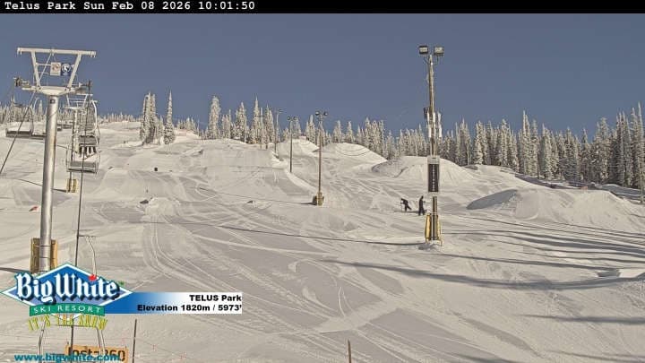 Big White Ski Resort TELUS Park Cam