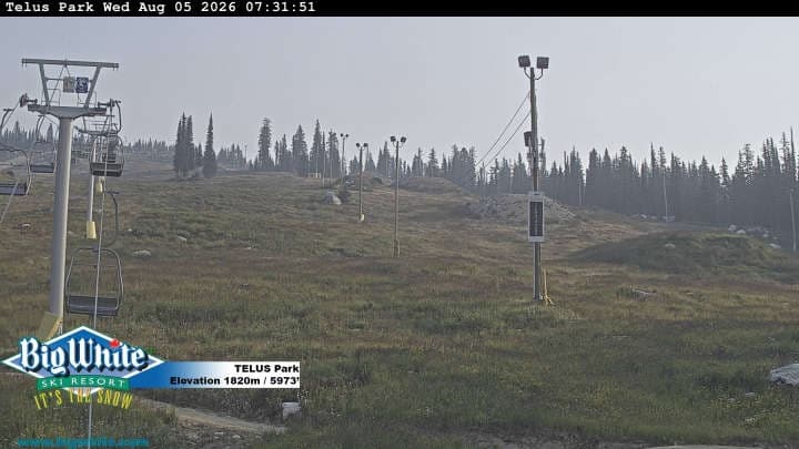 Big White Ski Resort TELUS Park Cam