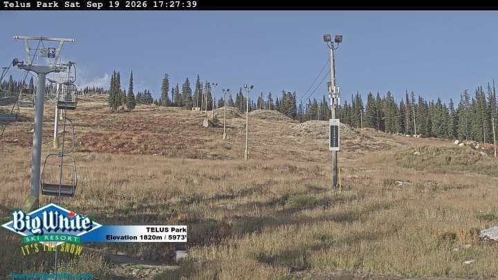 Big White Ski Resort TELUS Park Cam