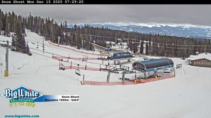 Big White Ski Resort Snow Ghost Cam