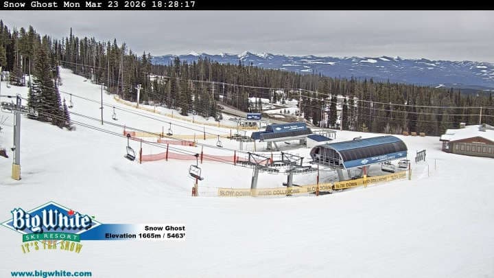 Big White Ski Resort Snow Ghost Cam