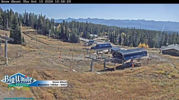 Big White Ski Resort Snow Ghost Cam