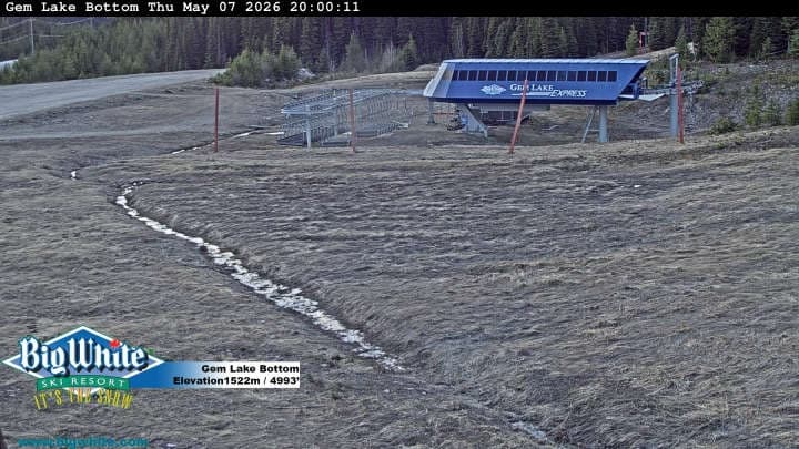 Big White Ski Resort Gem Lake Bottom