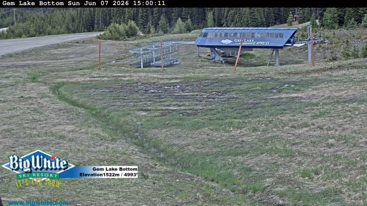 Big White Ski Resort Gem Lake Bottom