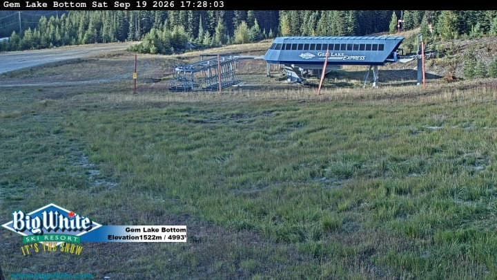Big White Ski Resort Gem Lake Bottom