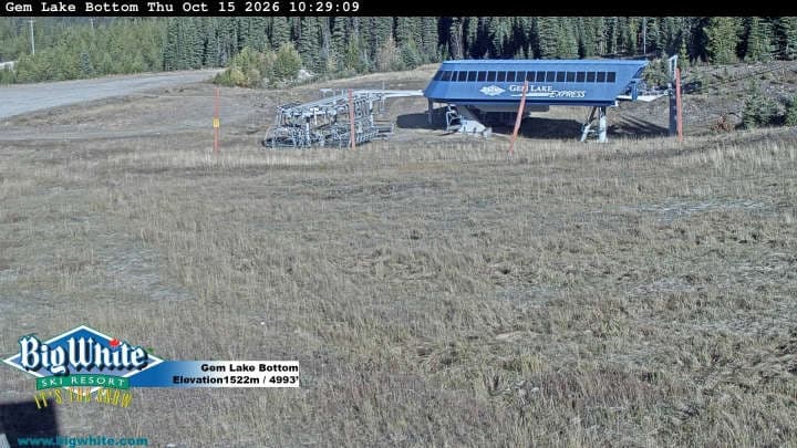 Big White Ski Resort Gem Lake Bottom