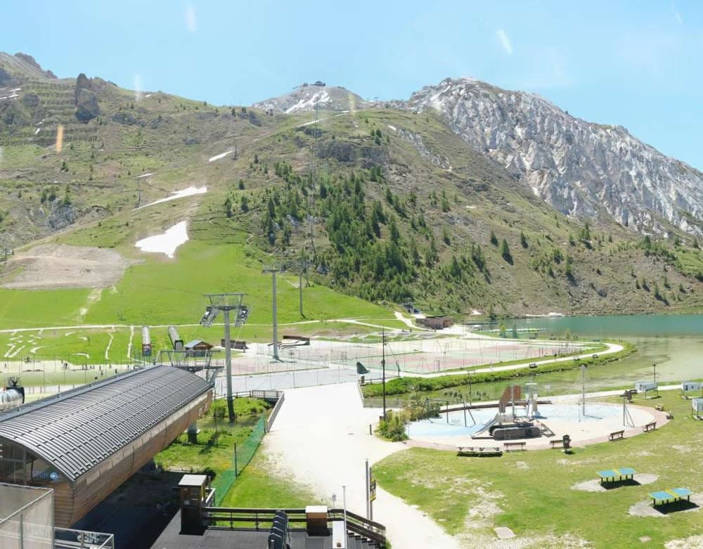 Tignes - Départ télécabine de Tovière