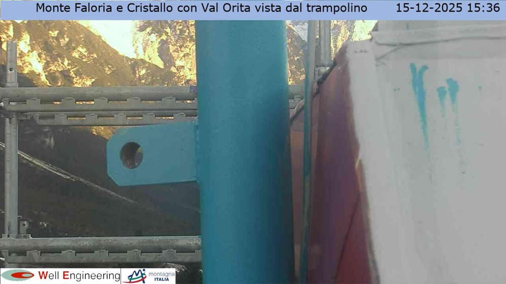 Cortina - Vista Monte Faloria e Cristallo dal trampolino