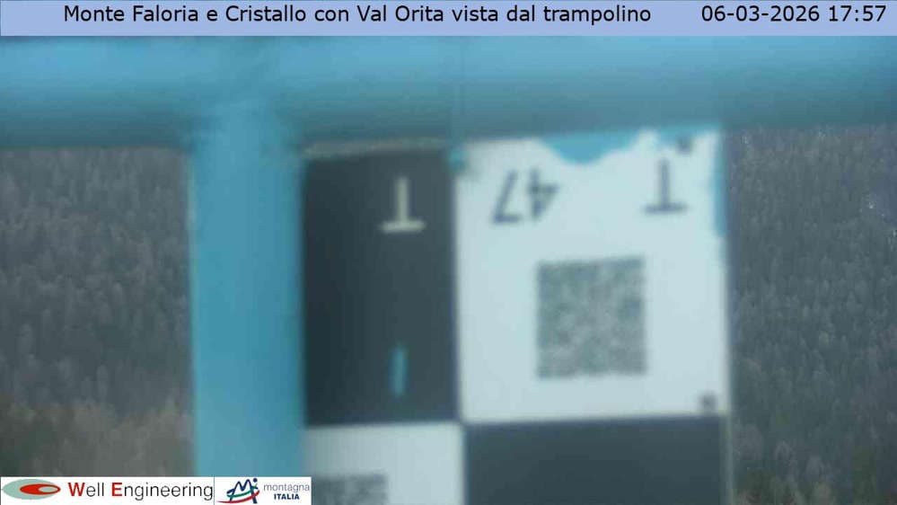 Cortina - Vista Monte Faloria e Cristallo dal trampolino