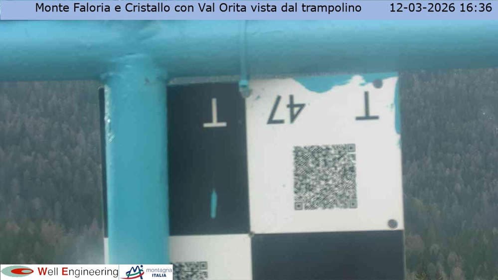 Cortina - Vista Monte Faloria e Cristallo dal trampolino