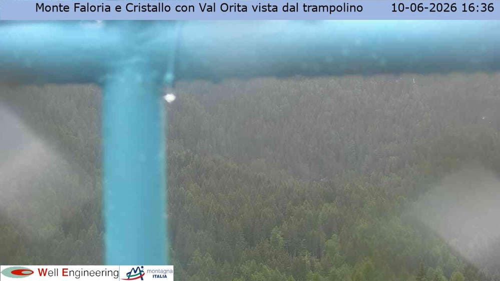 Cortina - Vista Monte Faloria e Cristallo dal trampolino